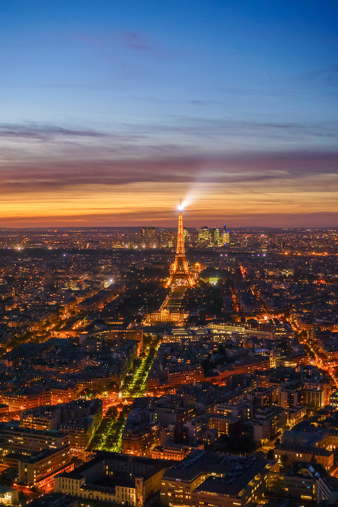 Eiffel Tower at night